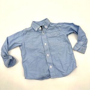 THE CHILDREN'S PLACE Boy's Light Blue Button Down Top Size 2T
